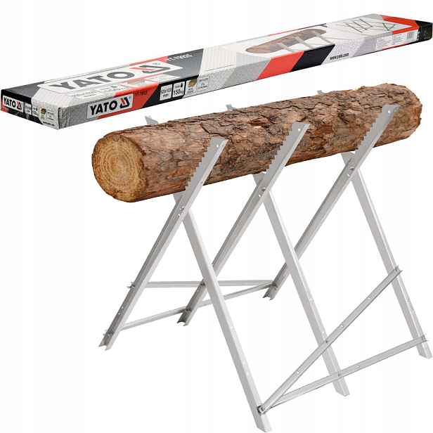 Skládací koza na řezání dřeva Yato YT-79925 102x92 cm 150 kg