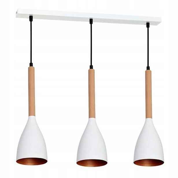Závěsná Lampa Převis Múza Bílá 3PL