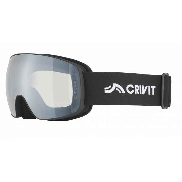 Crivit Dětské lyžařské a snowboardové brýle (do každého počasí / celoroční, černá)
