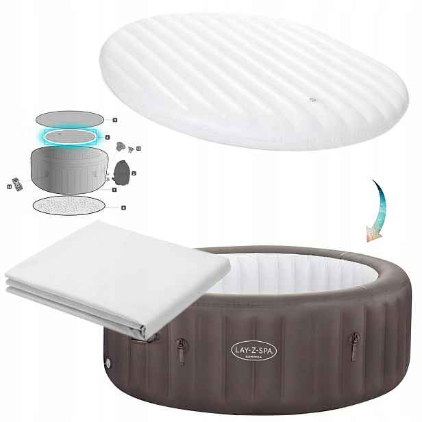 Nafukovací termopotah polštář do vířivky Lay-Z-Spa Dominica Bestway