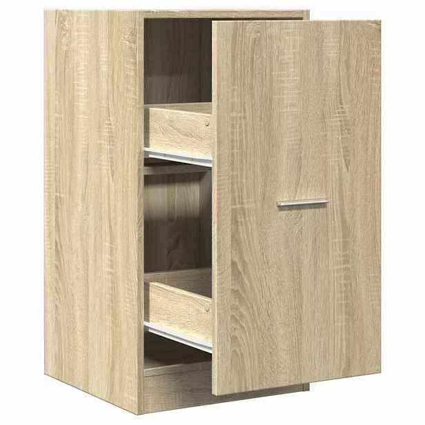 vidaXL Skříňka na léky dub sonoma 40 x 41 x 77,5 cm kompozitní dřevo