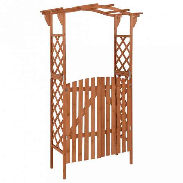Zahradní pergola s brankou jedle Dekorhome