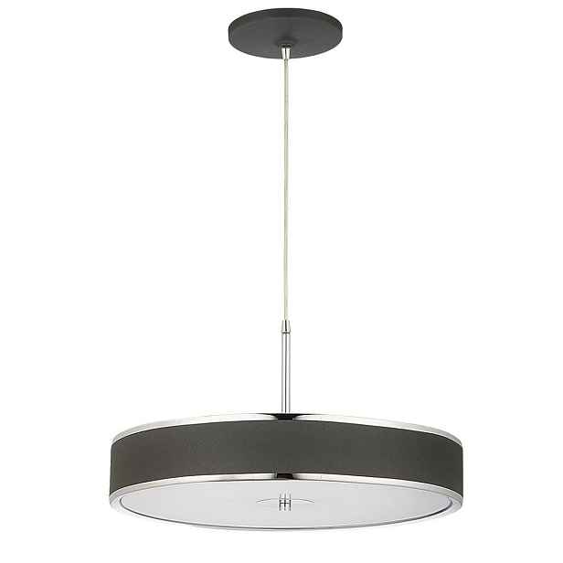 Závěsná lampa Jazz Stříbrná Šedá 5xE14 48 cm Stropní Svítidlo do pokoje Domov