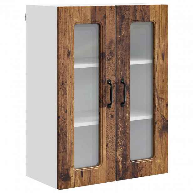 vidaXL Krycí deska myčky na nádobí Kalmar Staré dřevo 60 x 31 x 80 cm