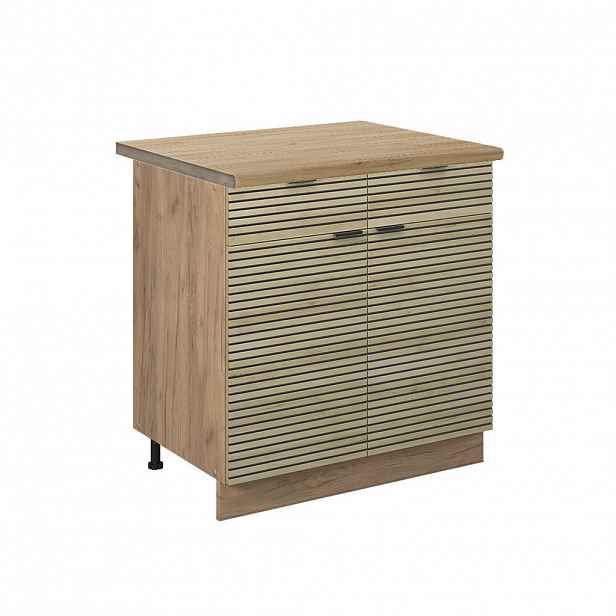 Vicco SPODNÍ SKŘÍŇKA KUCHYŇSKÉ LINKY Fame-Line Dubový panel 80 cm , PD Dub