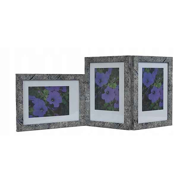 Galerie multirama Marmo foto 15x21 cm Trojitá úroveň/vertikální/vertikální Šedá