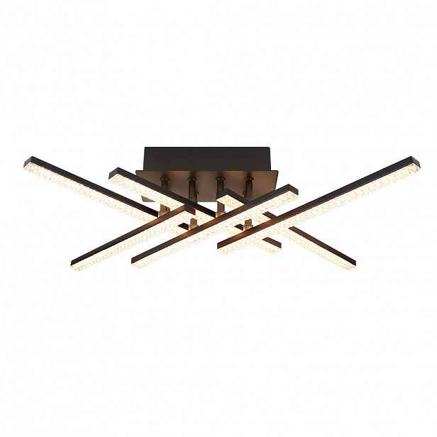 Nettlife LED stropní svítidlo, křišťálová úprava, 50/36/13 cm