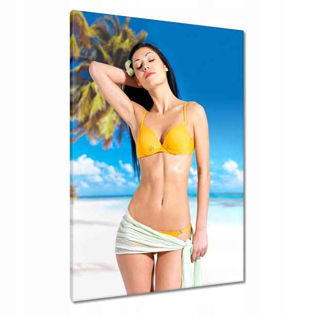 Obrazy 70x100 Žluté bikiny Tropiki Top