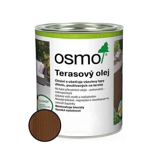 Olej terasový Osmo 010 termo-dřevo 2,5 l