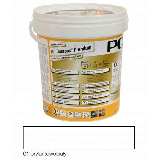 Pci Durapox Premium – bílá epoxidová spárovací hmota č. 01 briliantově bílá