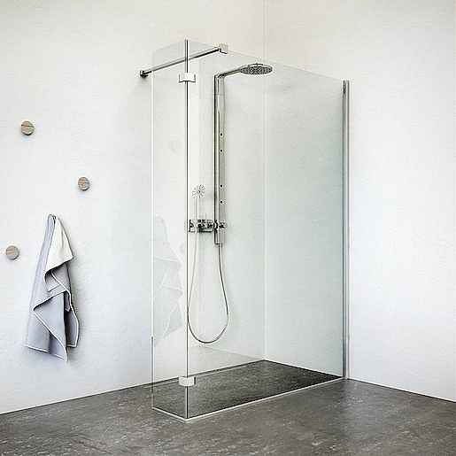 Sprchová zástěna walk-in 120x202,6 cm Roth Walk In Line chrom lesklý 936-1200000-00-02