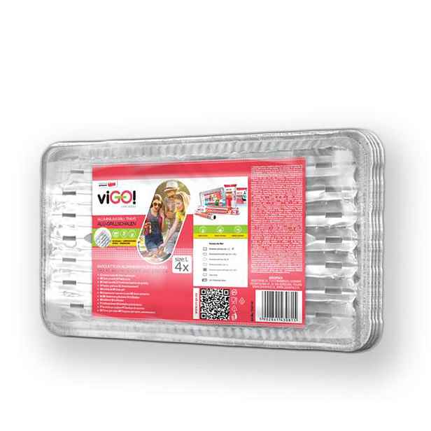 VIGO Grilovací tácky Quickpack, 4 ks