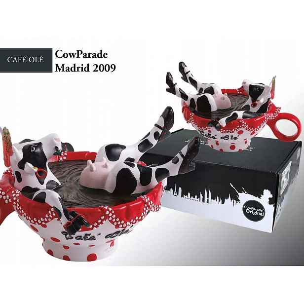 CowParade Madrid 2009, Café Ole, autor: Carmina Coscollar.