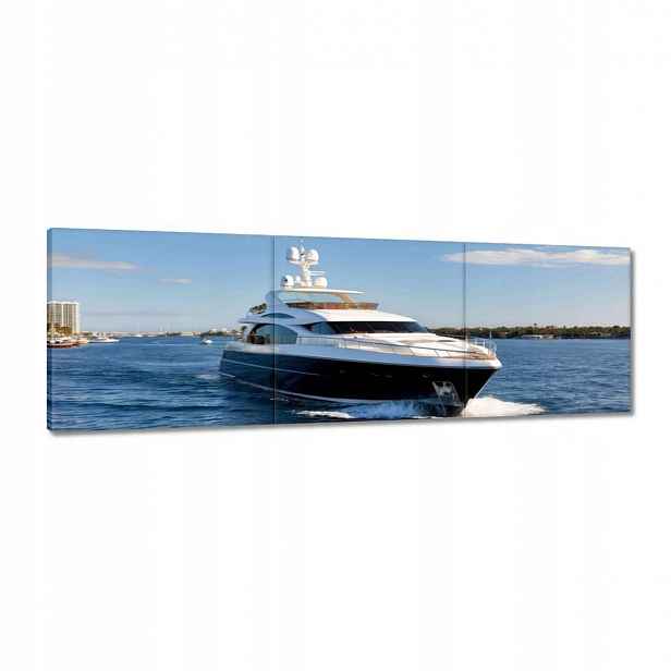 Obrazy 120x40 Luxusní jachta