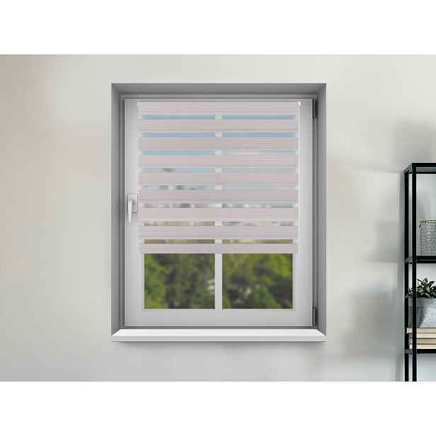FEXI Roleta Den a noc, Originál, Světle šedá, E 096, 150x145 cm