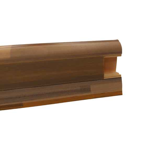 DOPRODEJ: Soklová podlahová lišta SLK50 W278 Afzelia tmavá 2,5 m, 2500x50x25 mm, hnědá, Döllken