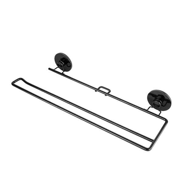 Olsen Spa  KD02091661 - Drátěný držák toaletního papíru na nalepení 3M; černá barva