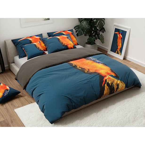 3D povlečení LEDŇÁČEK modrošedé Rozměr povlečení: 70 x 90 cm | 140 x 200 cm