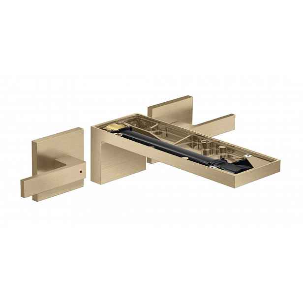 Axor MyEdition - Umyvadlová baterie pod omítku, s výpustí, EcoSmart, kartáčovaný bronz/bez destičky 47082140