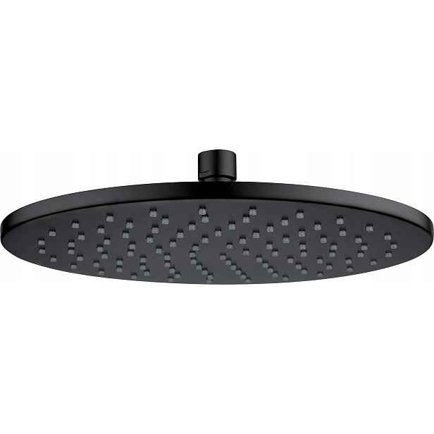 Deante Kulatá sprchová hlavice Cascada 250 mm černá nero NAC_N91K