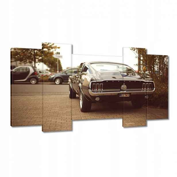 Obrázky 120x65 Ford Mustang Černobílé