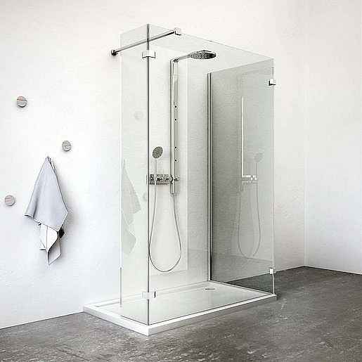 Sprchová zástěna walk-in 120x202,6 cm Roth Walk In Line chrom lesklý 935-1200800-00-02