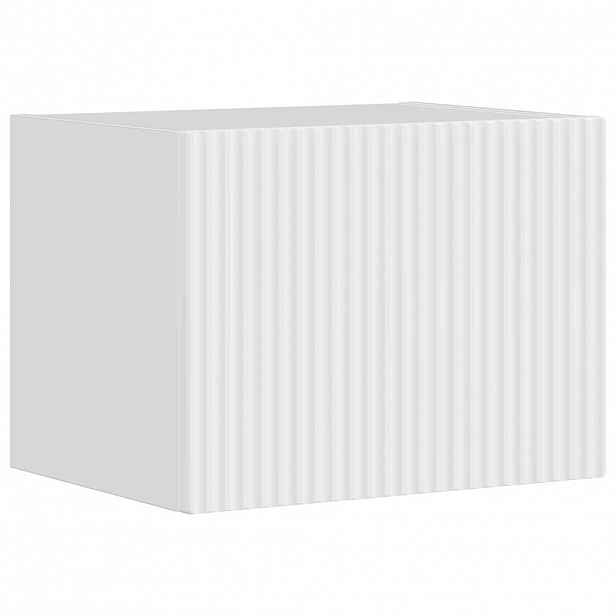 vidaXL TV wall cabinet 39 x 31 x 29,5 cm Lesklá Bílá Kompozitní dřevo
