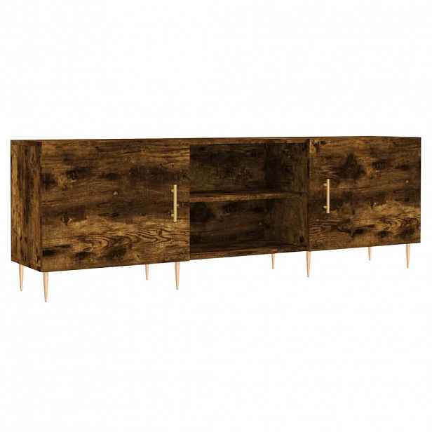 vidaXL TV skříňka kouřový dub 150 x 30 x 50 cm kompozitní dřevo