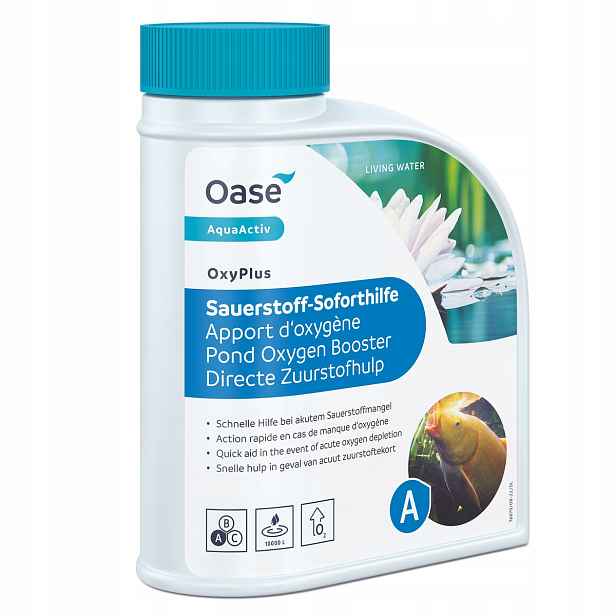 Oase AquaActiv OxyPlus 500 ml Zvyšuje hladinu kyslíku v jezírku