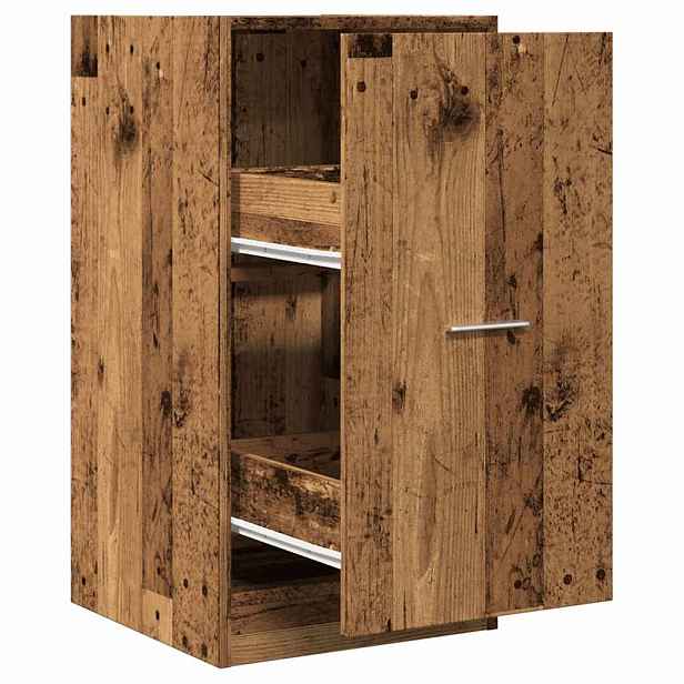 vidaXL Skříňka na léky old wood 40 x 41 x 77,5 cm kompozitní dřevo