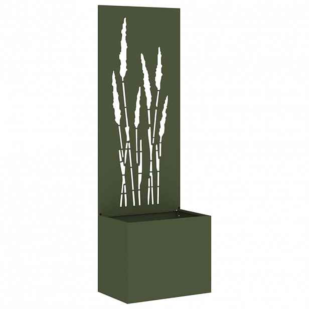 vidaXL Soukromí na zahradě Řezací Olivově zelená 50 x 32 x 150 cm