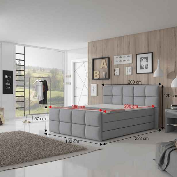 Boxspringová postel CRESSEN 2 Tempo Kondela