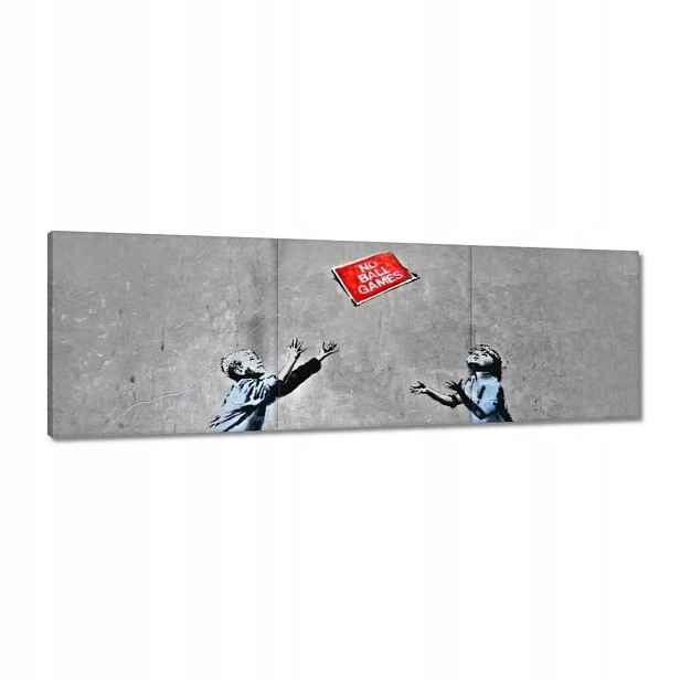 Obrazy 120x40 Banksy No Ball Games