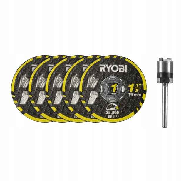 Ryobi Sada řezacích kotoučů 38 mm s blokovacím šroubem RAR301-6
