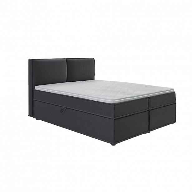 S-Style POSTEL BOXSPRING 160/200 cm Eclipse z grafitového mikrovlákna