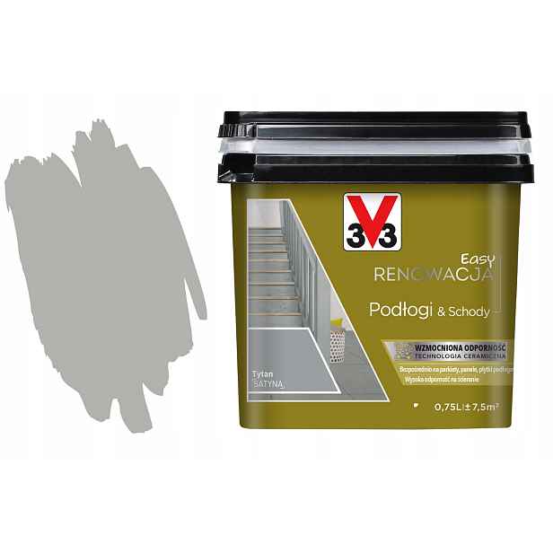 3V3 Easy Renovace Pvc Kafli Dlaždice Schody Garáž Boazeria Titan Satén 750ML