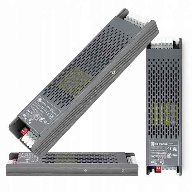 Led zdroj 12V 24V 300W Univerzální Automatický Led pásek Cob Premium