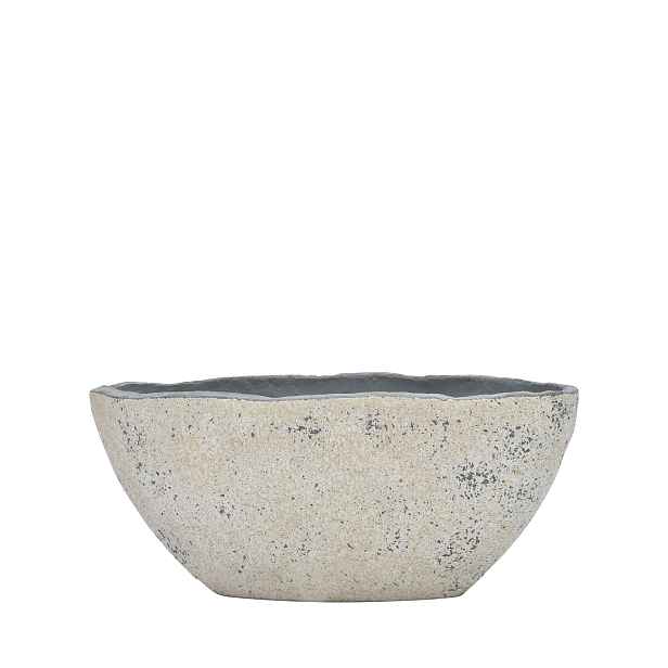 Pottery Pots Květináč Mt. Verita, barva albitově krémová, více velikostí - PotteryPots Velikost: S - 55 x 23,5 cm | v. 21 cm