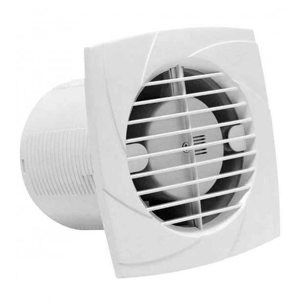 Sapho Cata B-Plus - Koupelnový ventilátor s časovačem B-12 PLUS T, 20W, potrubí 120 mm, bílá 00982100