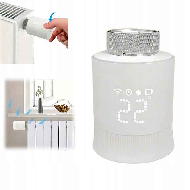 Termostatická Sada Tuya Zigbee Smart Chladič Pro Aplikaci Alexa Google