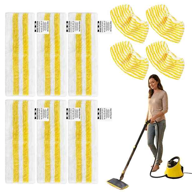 Utěrky do napařovače kompatibilní s podlahami Karcher SC1-SC5 10 ks