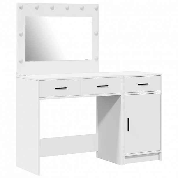 vidaXL Kosmetický stůl 2 ks Bílá 40 x 41 x 75 cm Kompozitní dřevo