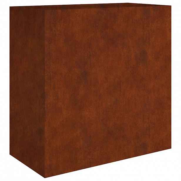 vidaXL Truhlík 40 x 80 x 80 cm cortenová ocel