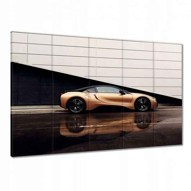 Obrazy 100x70 Zlaté Bmw Auto