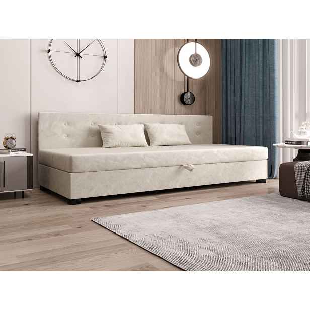 Jednolůžková postel 80x195 AJKA BIZ 2 - ecru
