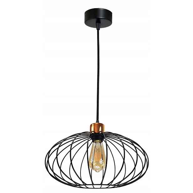 Lustr Závěsné Stropní Svítidlo Cora Černá Led Lampa Lustry Do Obývacího Pokoje