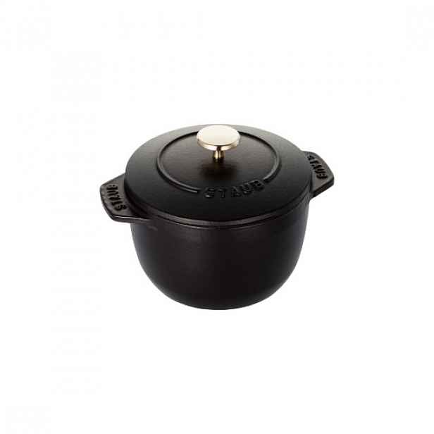 Mini-Cocotte hrnec na vaření rýže, litina, 12cm/0,75L, Black - Staub