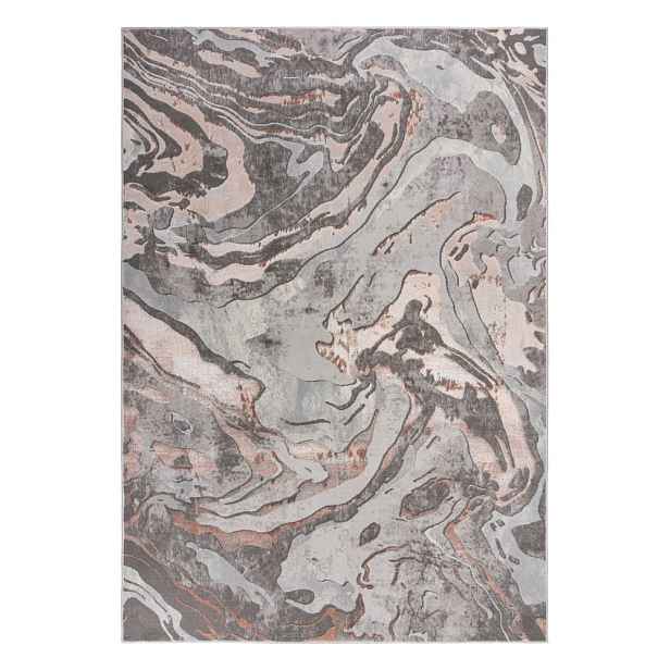 Šedo-béžový koberec 80x150 cm Marbled – Flair Rugs