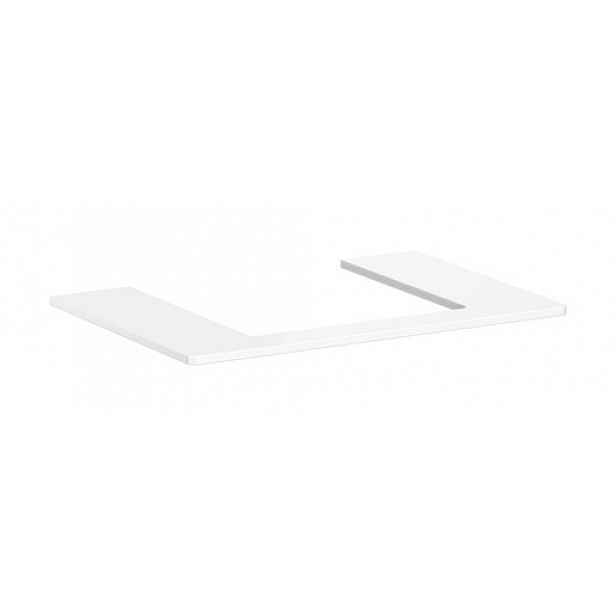 Deska pod umyvadlo Hansgrohe Xelu Q 78x1,6x55 cm bílá lesklá 54094050