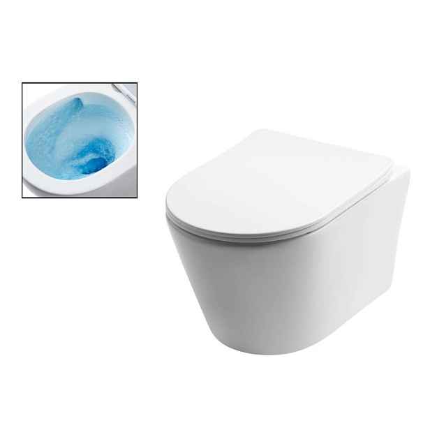 Eco produkty Závěsné WC Tornado se splachováním vodním vírem; včetně sedátka Soft-close